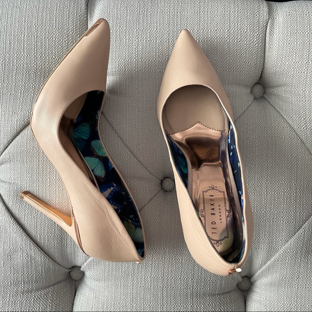 Ted Baker Nude Pointed Toe Heels